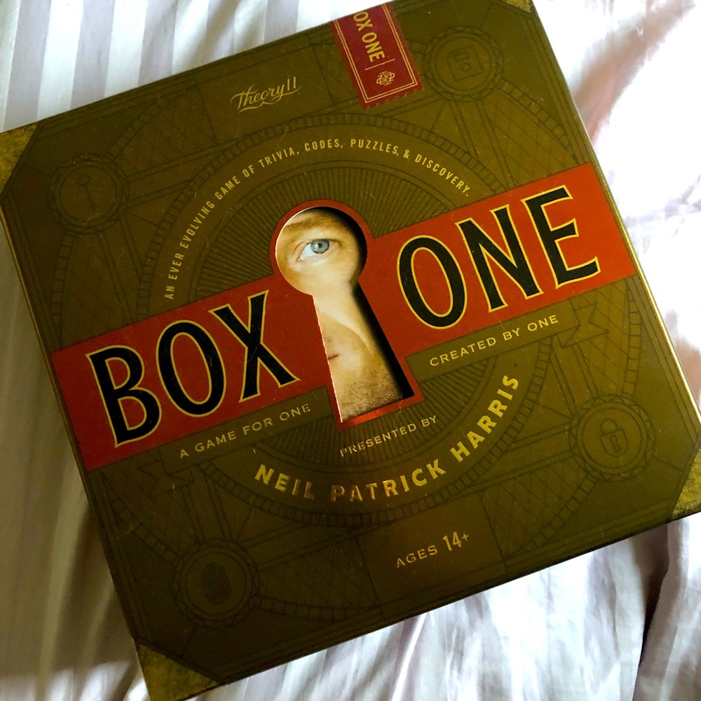 Box One by Neil Patrick Harris: A challenging interactive game for ONE person
